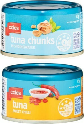 Coles Coles Tuna 95g offer