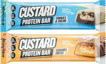 Coles Muscle Nations Custard Protein Bar 60g offer