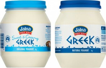Coles Jalna Yoghurt 1kg offer