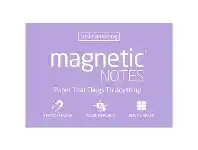 Officeworks Tesla Amazing Magnetic Notes 100 x 70mm Pearl offer