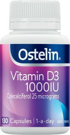 Coles Ostelin Vitamin D3 1000IU Capsules 130 Pack* offer