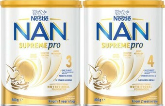 Coles Nestlé Nan Supremepro Formula Stage 3 or Stage 4 800g offer