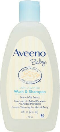 Coles Aveeno Baby Wash & Shampoo 236mL offer