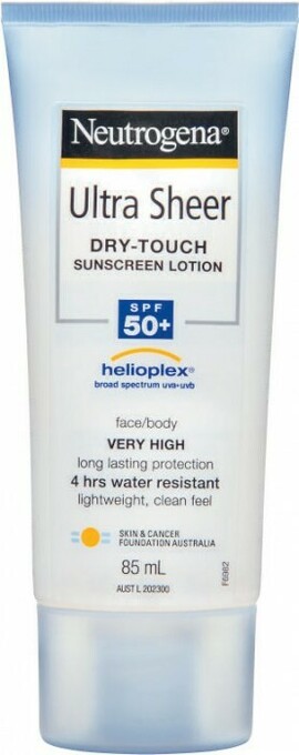 Coles Neutrogena Ultra Sheer Sunscreen Lotion SPF 50+ 85mL** offer
