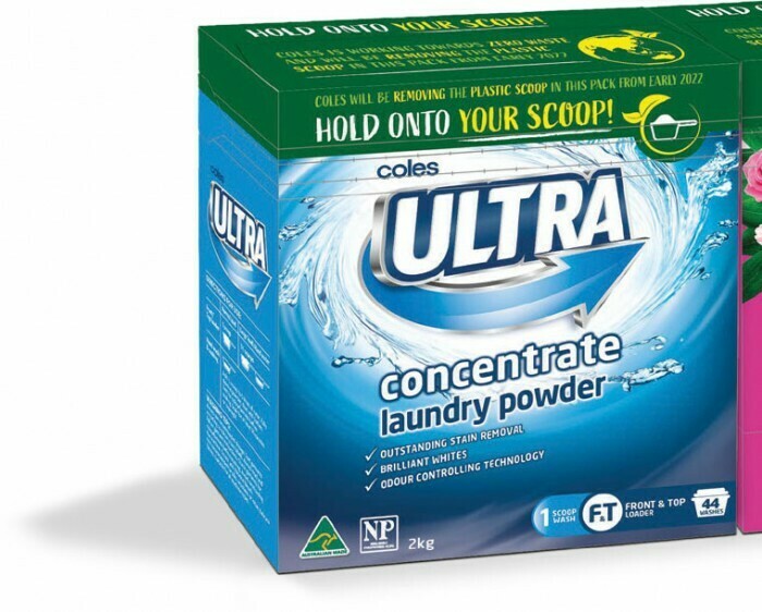 Coles Concentrate Laundry Powder 2kg offer at Coles