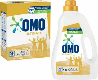 Coles Omo Ultimate Laundry Powder 1.8kg or Liquid 1.8 Litre offer
