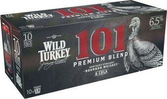 Coles Wild Turkey & Cola 101 Cans 10x375mL offer