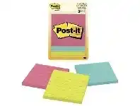 Officeworks Post-it Lined Notes 76 x 76mm Capetown 3 Pack offer