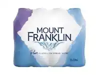 Officeworks Mount Franklin Water Bottles 500mL 2 x 12 Pack offer