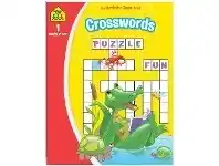 Officeworks Hinkler School Zone Crosswords Activity Book 2020 offer