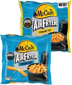 IGA McCain Air Fryer Chips 750g or Hash Brown 525g Selected Varieties offer
