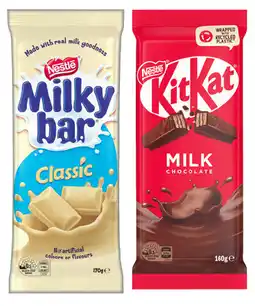IGA Nestlé Chocolate Block 118‑180g Selected Varieties offer