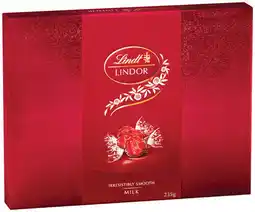 IGA Lindt Lindor Chocolate Gift Box 232‑235g Selected Varieties offer