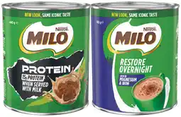 IGA Nestlé Milo Protein or Restore Overnight 440g offer