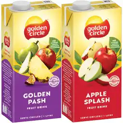 IGA Golden Circle Fruit Drink Selected Varieties offer