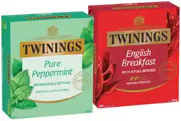 IGA Twinings Tea Bags 80‑100 Pack Selected Varieties offer