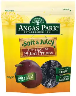 IGA Angas Park Soft & Juicy Australian Pitted Prunes offer