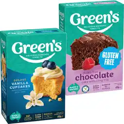 IGA Greenʼs Baking Mix Selected Varieties offer