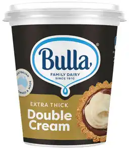 IGA Bulla Extra Thick Double Cream offer