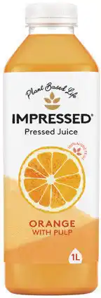 IGA Impressed Pressed Orange Juice Selected Varieties offer