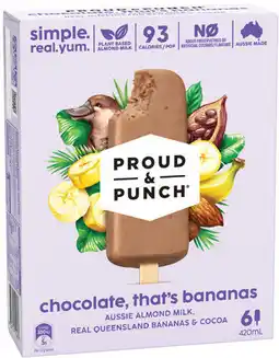 IGA Proud & Punch Ice Cream Selected Varieties offer