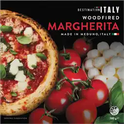IGA Destination Italy Woodfired Pizza 380‑411g Selected Varieties offer