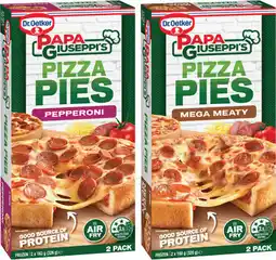 IGA Dr. Oetker Papa Giuseppi’s Pizza Pies Selected Varieties offer