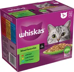 IGA Whiskas Favourites Wet Cat Food Selected Varieties offer