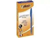 Officeworks BIC Economy Medium Ballpoint Pens Blue 12 Pack offer
