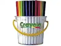 Officeworks Crayola Super Tips Washable Markers 40 Pack offer