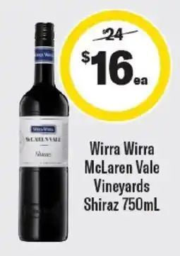 Liquorland Wirra Wirra McLaren Vale Shiraz offer
