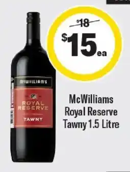 Liquorland McWilliams Royal Reserve Tawny offer