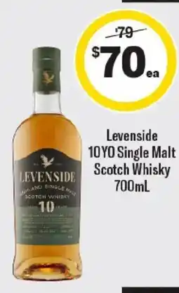 Liquorland Levenside 10YO Single Malt Scotch Whisky offer