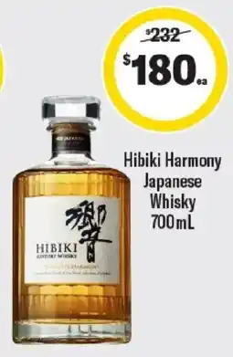 Liquorland Hibiki Harmony Japanese Whisky offer