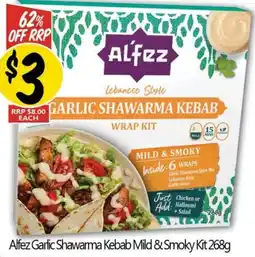 Not Quite Right Alfez Garlic Shawarma Kebab Mild & Smoky Kit offer