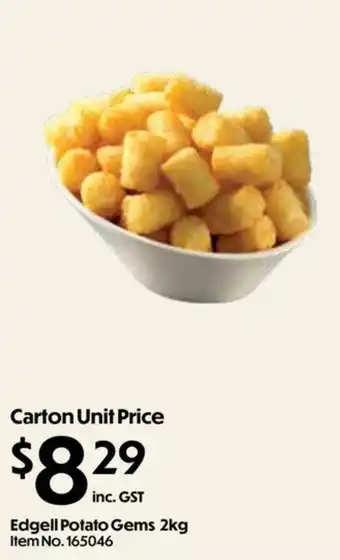 Edgell Potato Gems