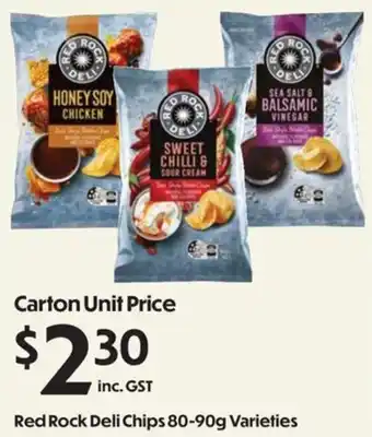 Red Rock Deli Chips Varieties