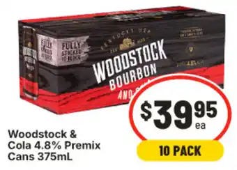 Woodstock & Cola Premix