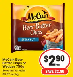 IGA McCain Beer Batter Chips offer