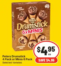IGA Peters Drumstick Minis offer
