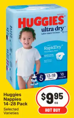 IGA Huggies Nappies offer