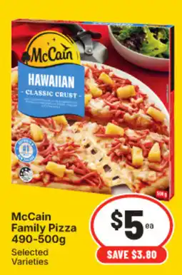 IGA McCain Family Pizza offer