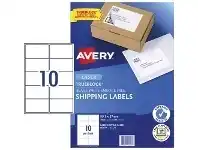 Officeworks Avery 10UP Laser Shipping Labels 100 Sheets offer