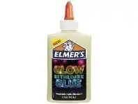 Officeworks Elmers Elmer&#039;s Glow in the Dark Liquid Glue 147mL Natural offer