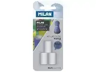 Milan Sway Sharpener and Eraser Refill 3 Pack