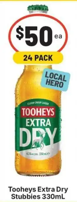 Tooheys Extra Dry Stubbies
