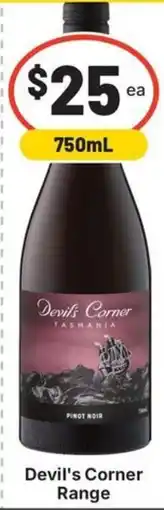IGA Liquor Devil's Corner Pinot Noir offer