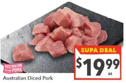 Supa Valu Australian Diced Pork offer