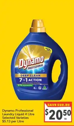 Supa Valu Dynamo Professional Laundry Liquid offer