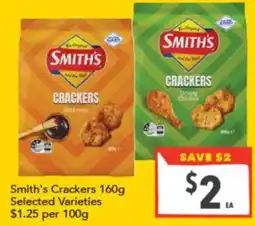 Supa Valu Smith's Crackers offer